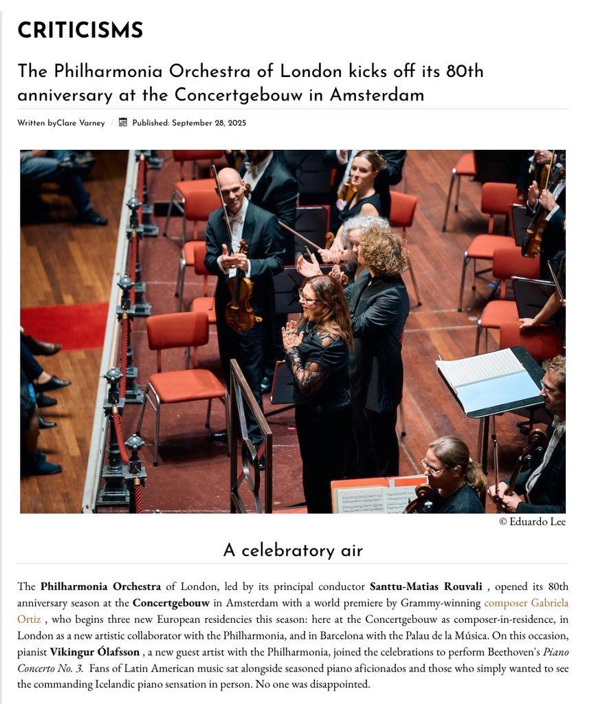 Philharmonia at the Concertgebouw
