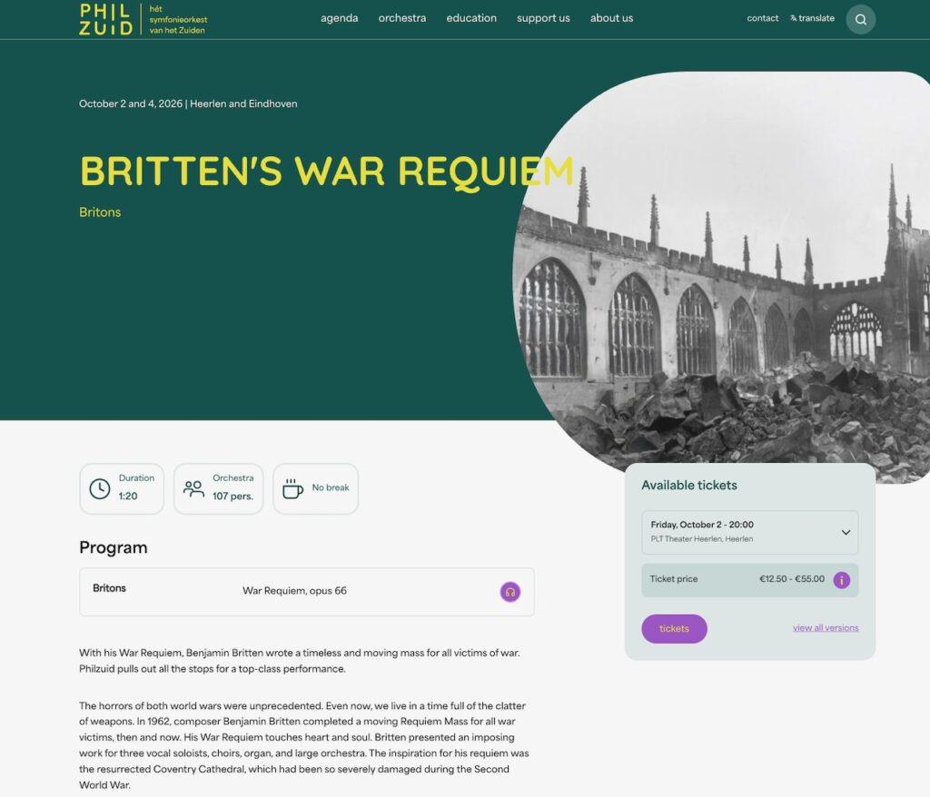 Duncan Ward conducts Britten's War Requiem
