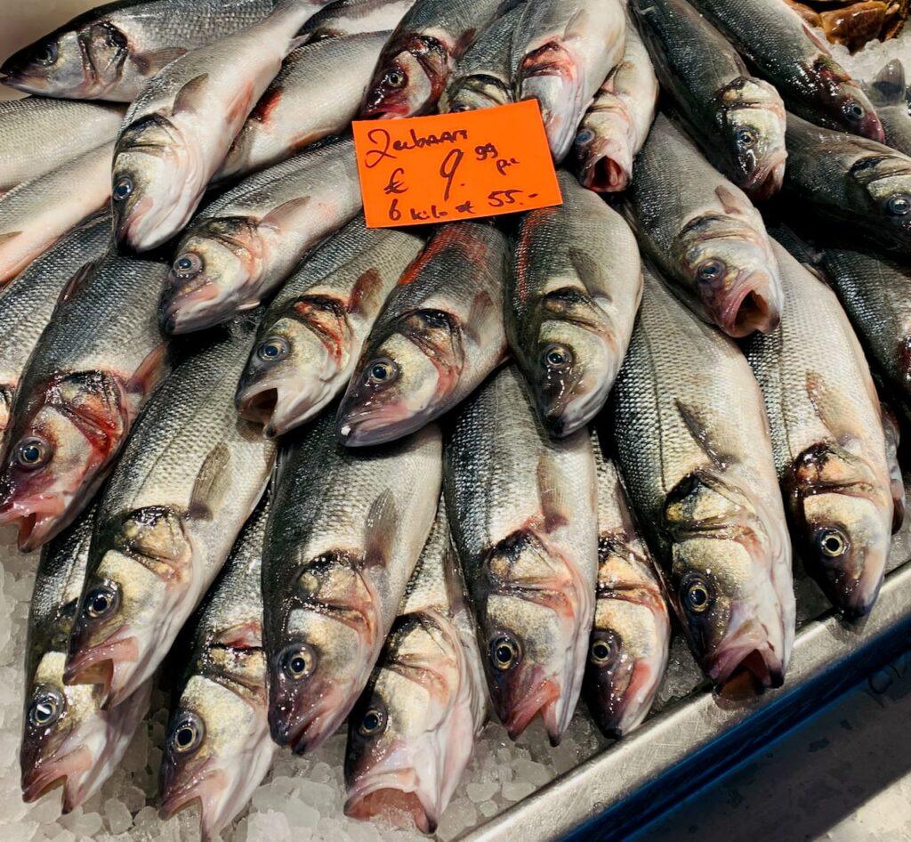 Sea bass all the way from Greece