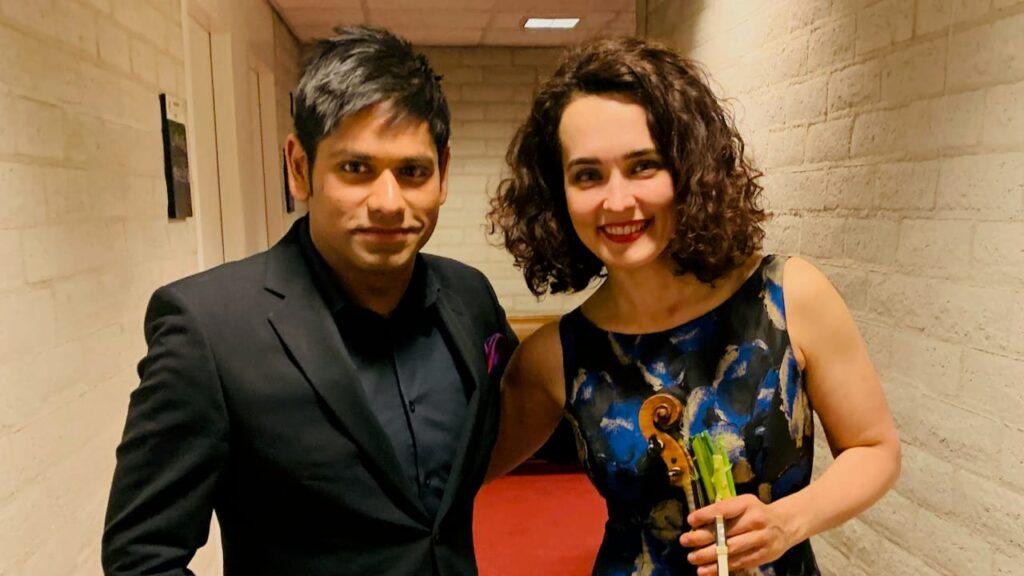 Alpesh Chauhan and Alena Baeva