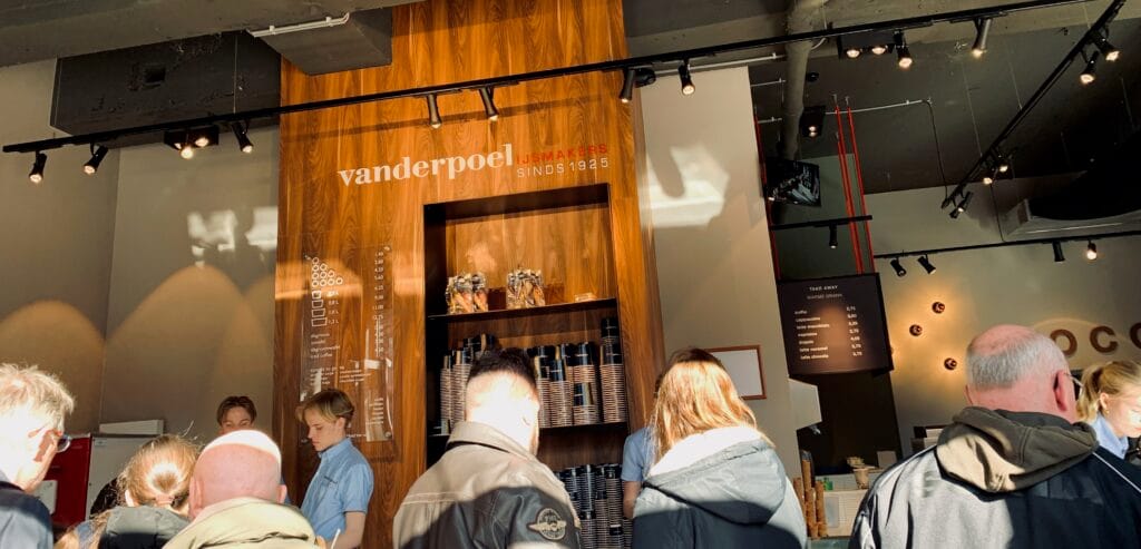 A very busy Van der Poel on a sunny day in Almelo