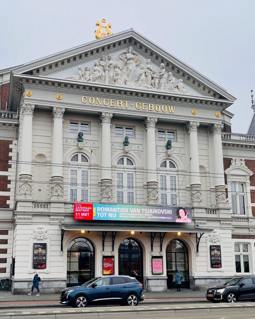Het Concertgebouw, Amsterdam on a rather cold and cloudy March day