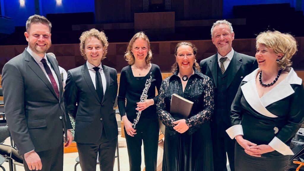 Soloists after the performance
