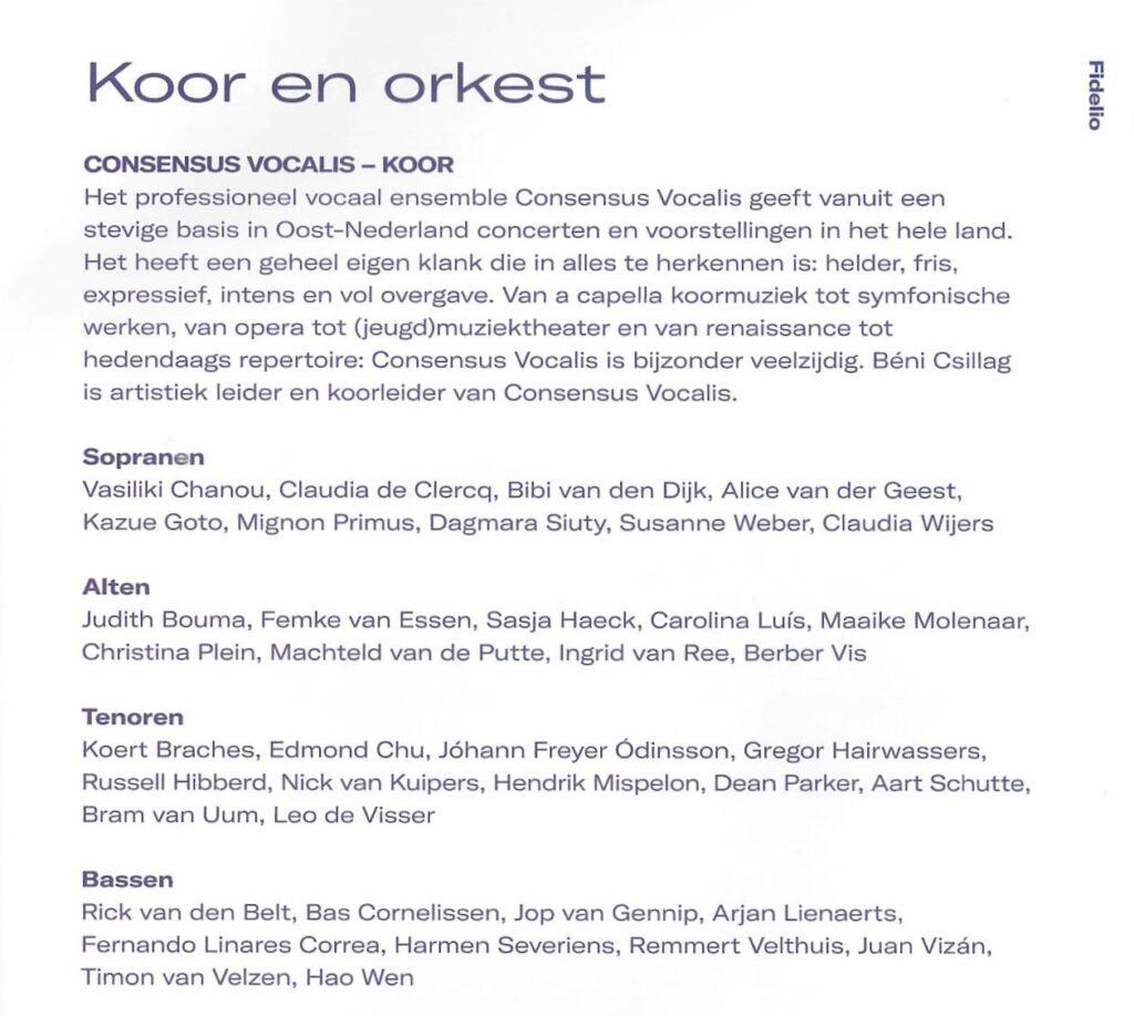 The Choir | Consensus Vocalis