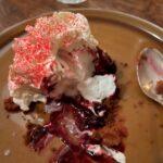 Blackcurrant cheesecake