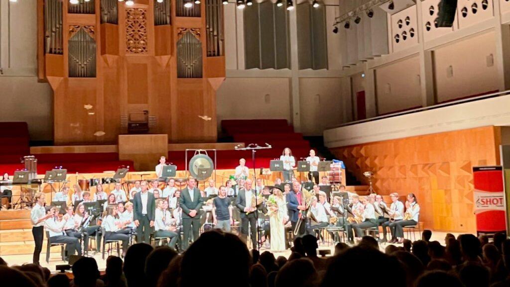 All on stage