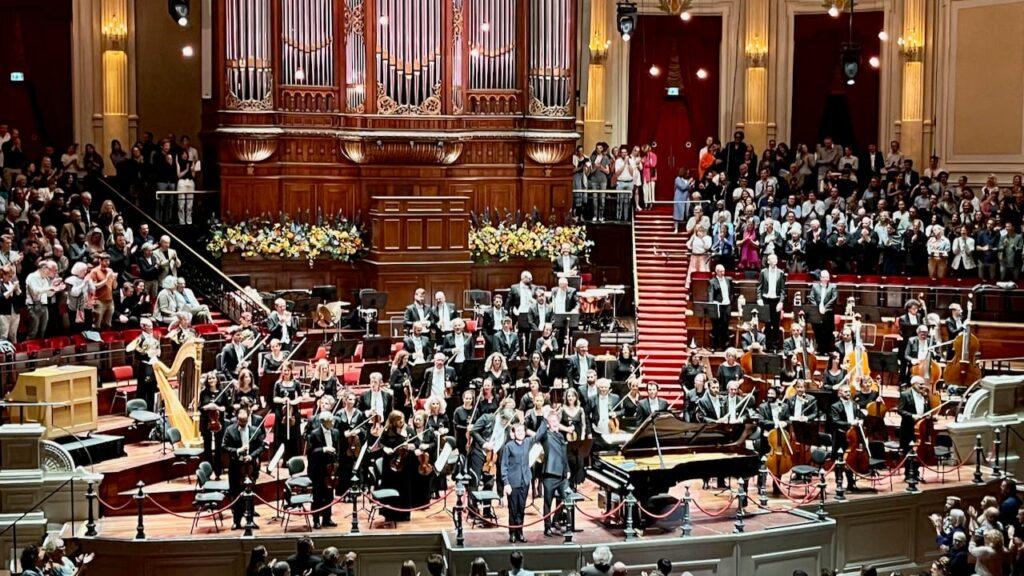 the concert