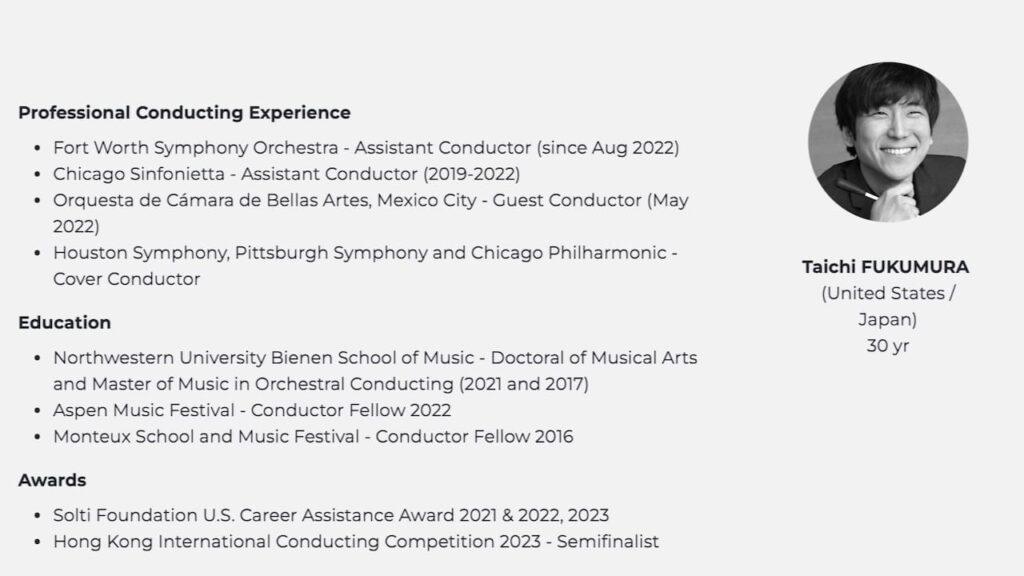 Mahler Conducting Competition bio