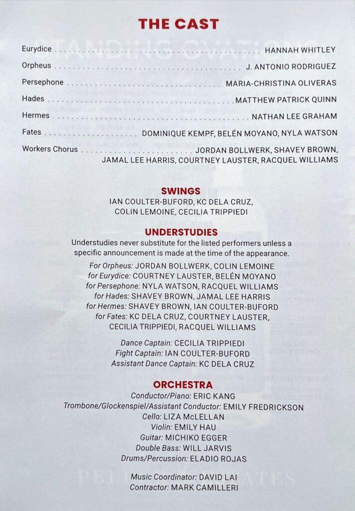 The cast