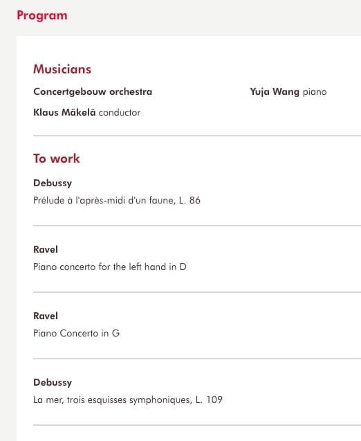 Programme