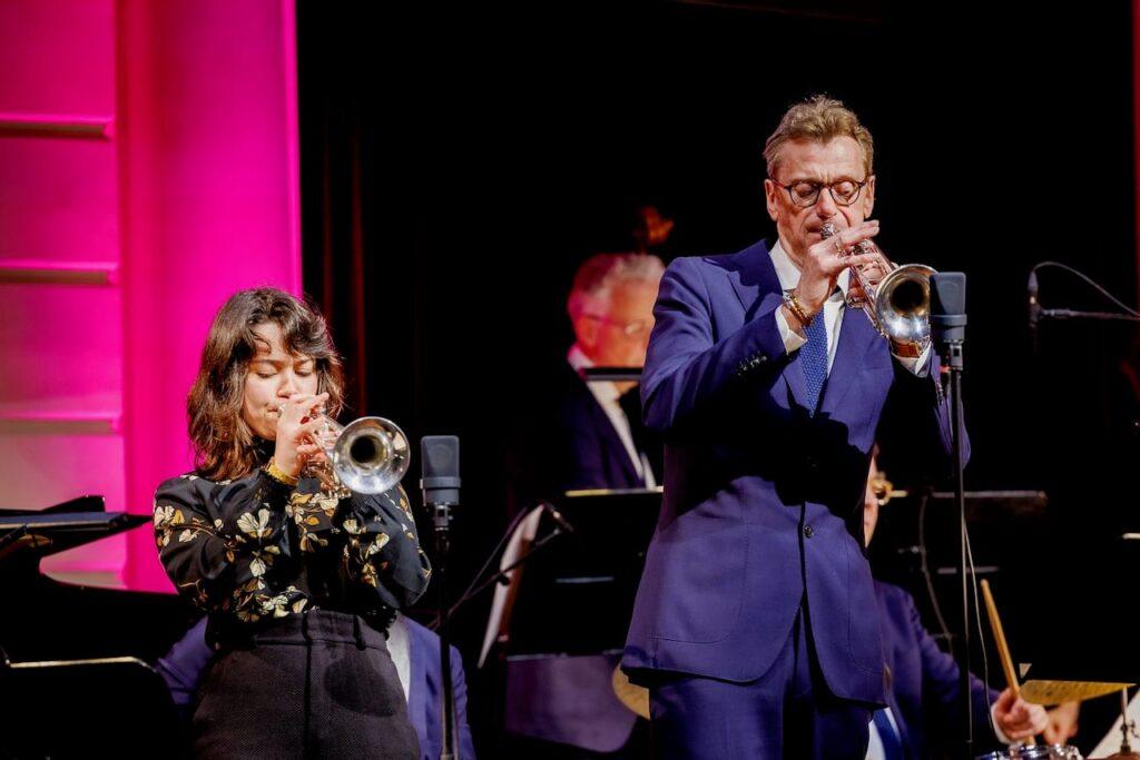 Ruud Breuls with young talent Charlie Philips © Ben Houdijk -  definitive Miles Davis sound