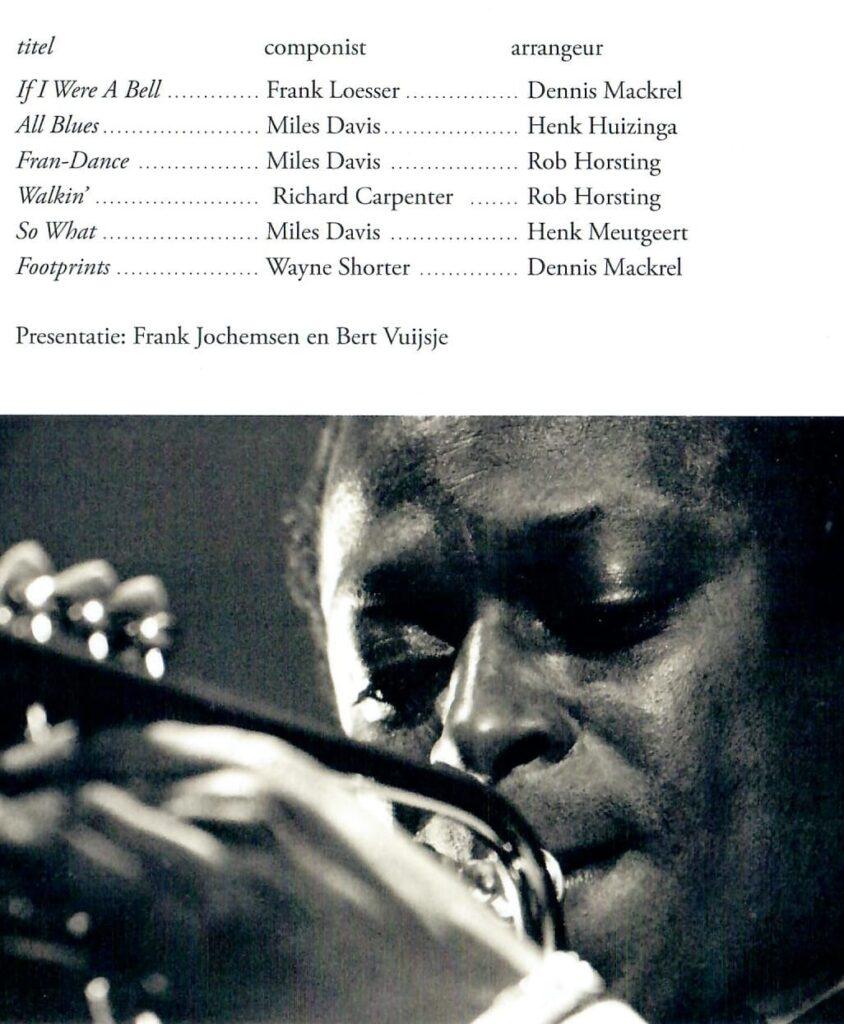 definitive Miles Davis sound - the programme