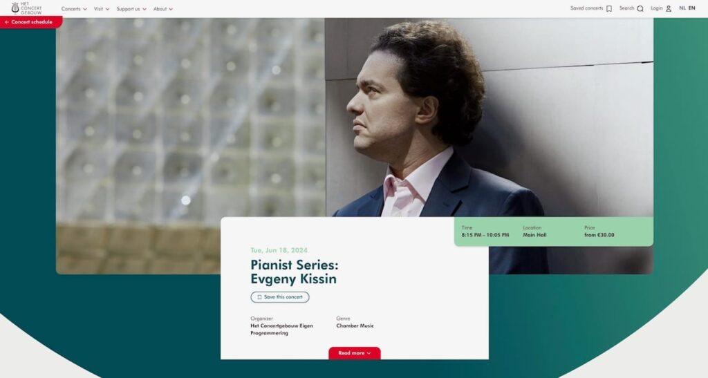 Evgeny Kissin creates the magic in the Concertgebouw
