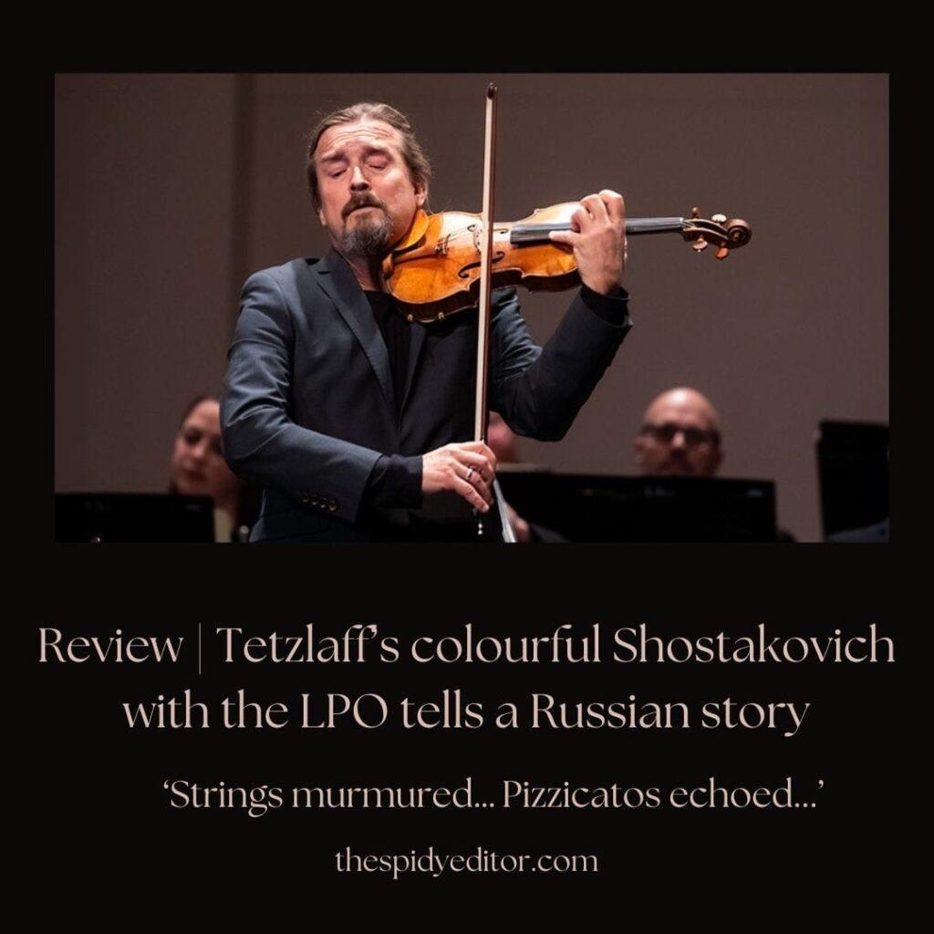 Tetzlaff with the London Philharmonic Orchestra