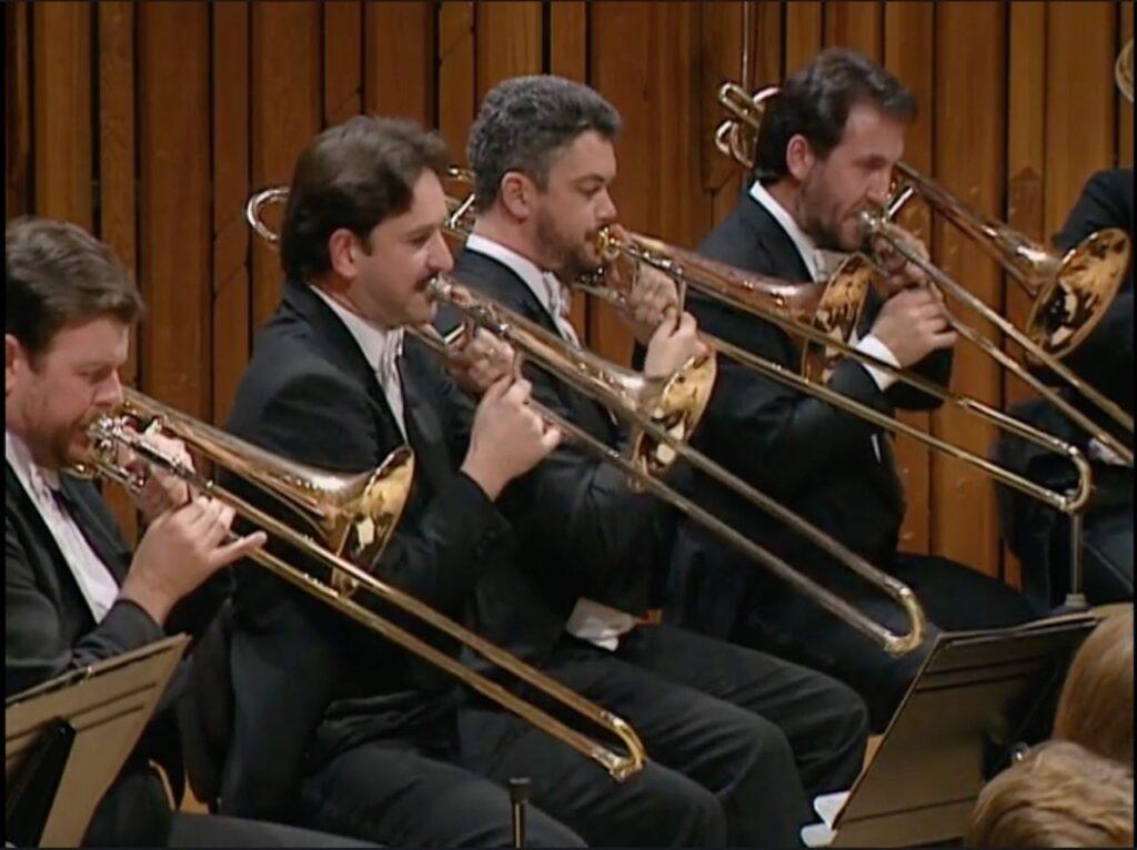 Trombones of the LSO playing Ein Heldenleben