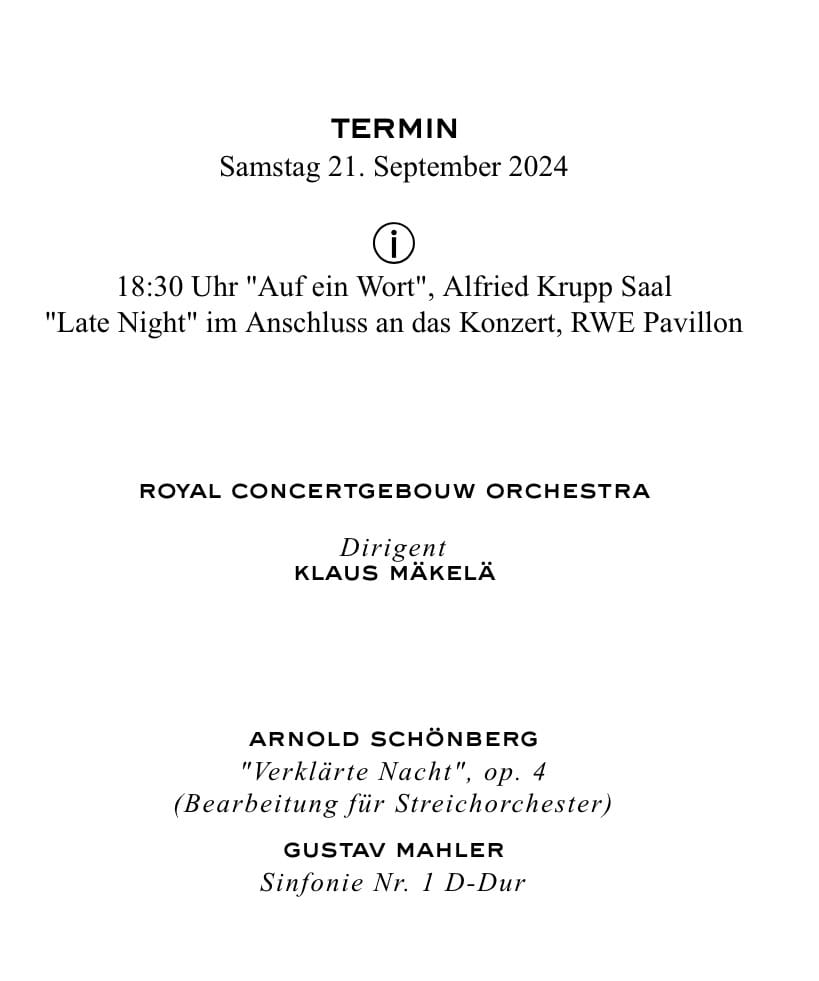 The programme