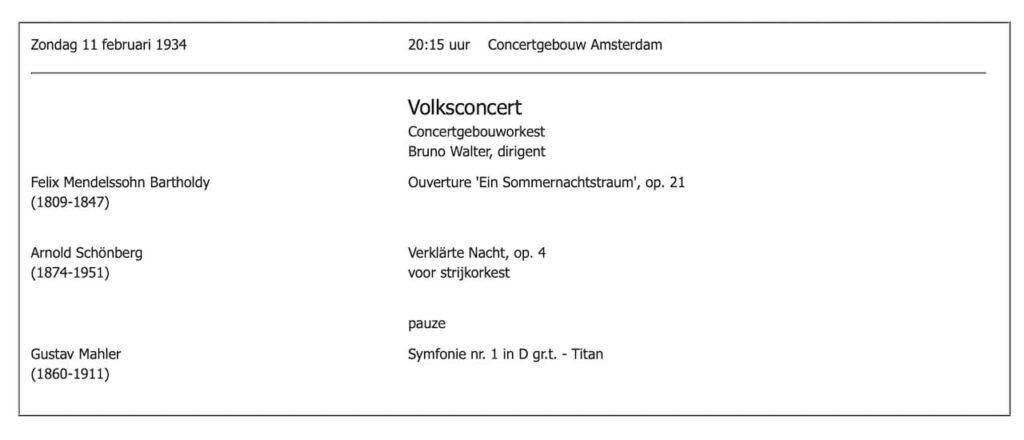 Mahler 1 1934