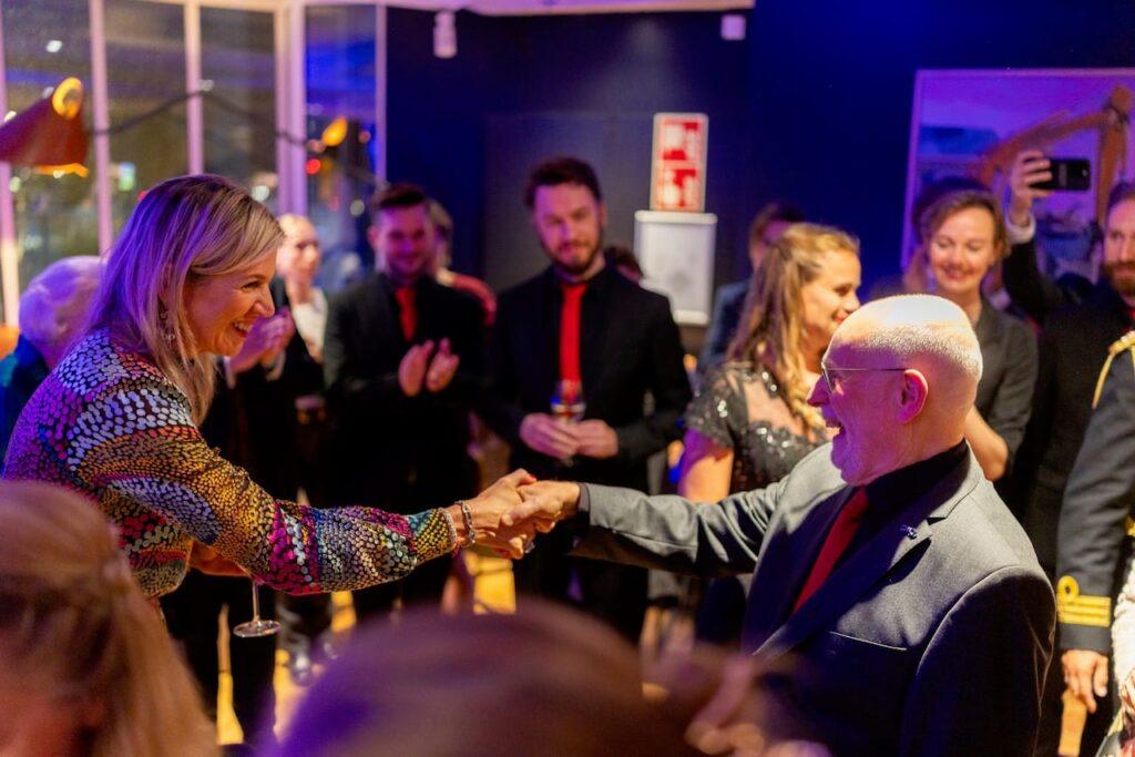 Just as Handel before, Koopman touched royalty, in this case Queen Maxima in an after performance party at the TivoliVredenburg concert on Monday 21st October
