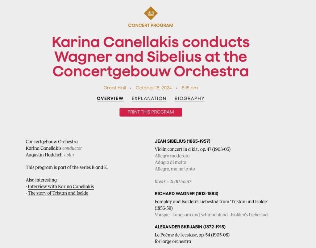 Karinan Canellakis makes her debut conducting the RCO