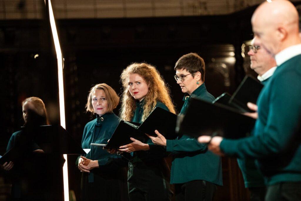The altos in the Nederlands Kamerkoor