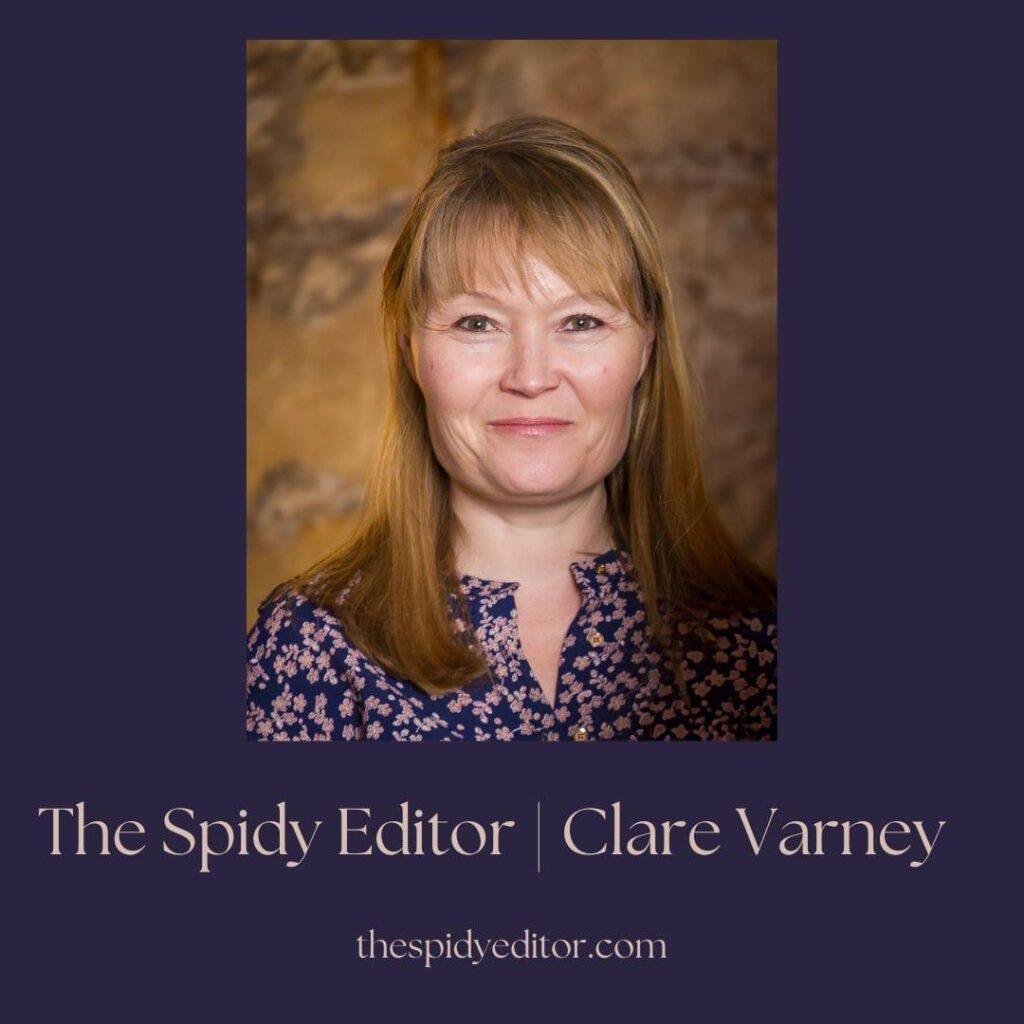 The Spidy Editor Clare Varney