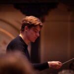 Klaus Mäkelä conducting the Royal Concertgebouw Orchestra