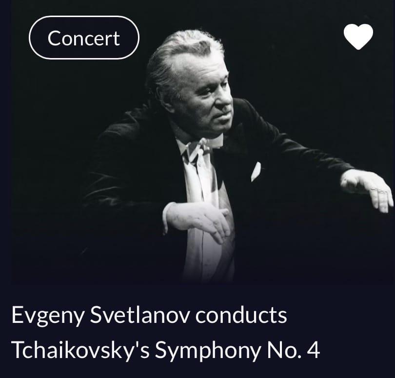 Evgeny Svetlanov conducts Tchaikovsky