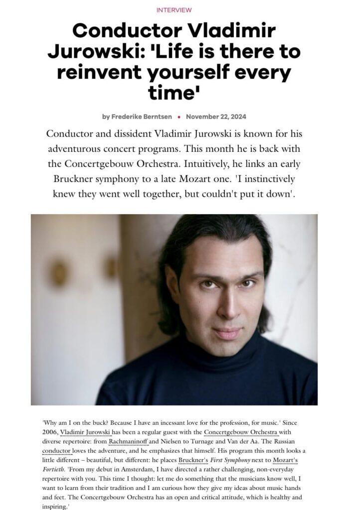 Preludium interview with Jurowski