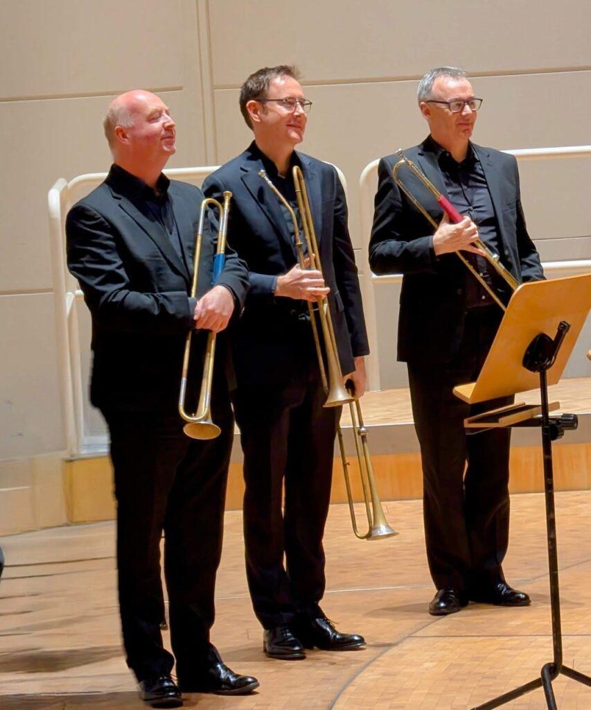 The Baroque trumpets were on fine form: Neil Brough, Paul Sharp & Michael Harrison | Clare Varney