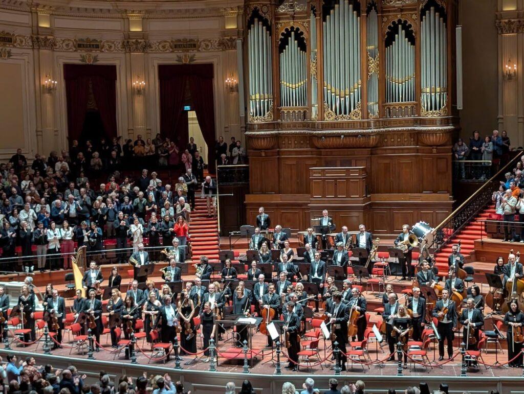 The orchestra takes a bow