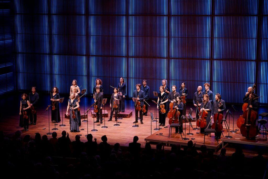 Musicians take the applause