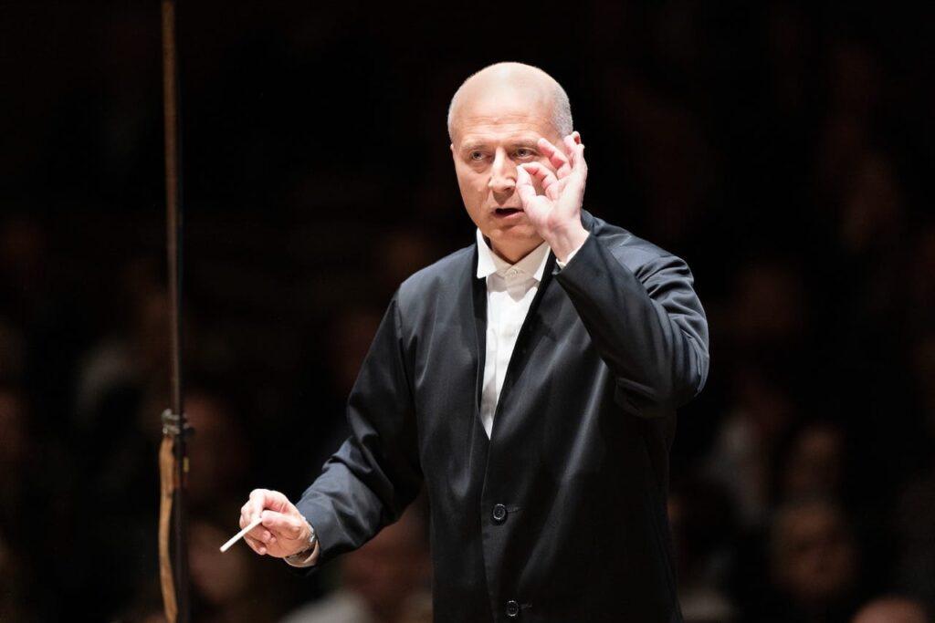 Man conducting