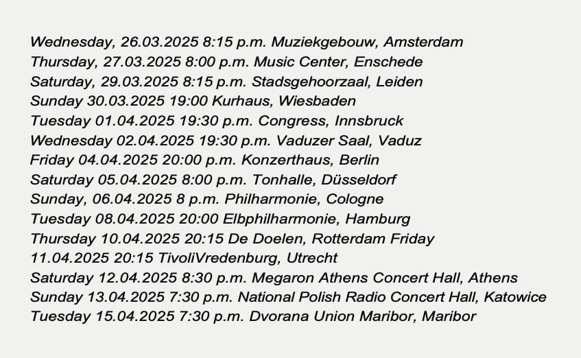 Tour details