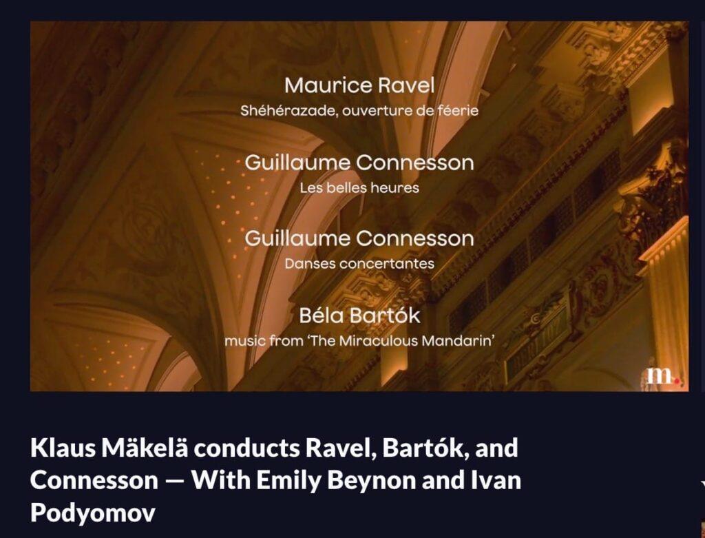 Watch the concert on Medici TV