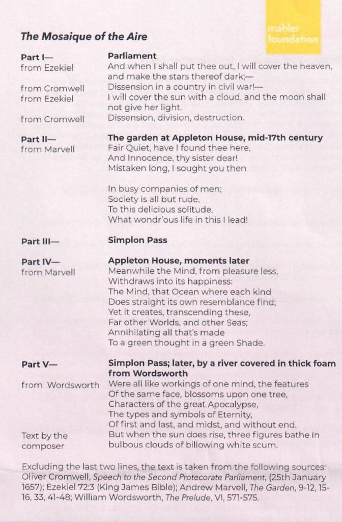 Mahler Beyond programme notes