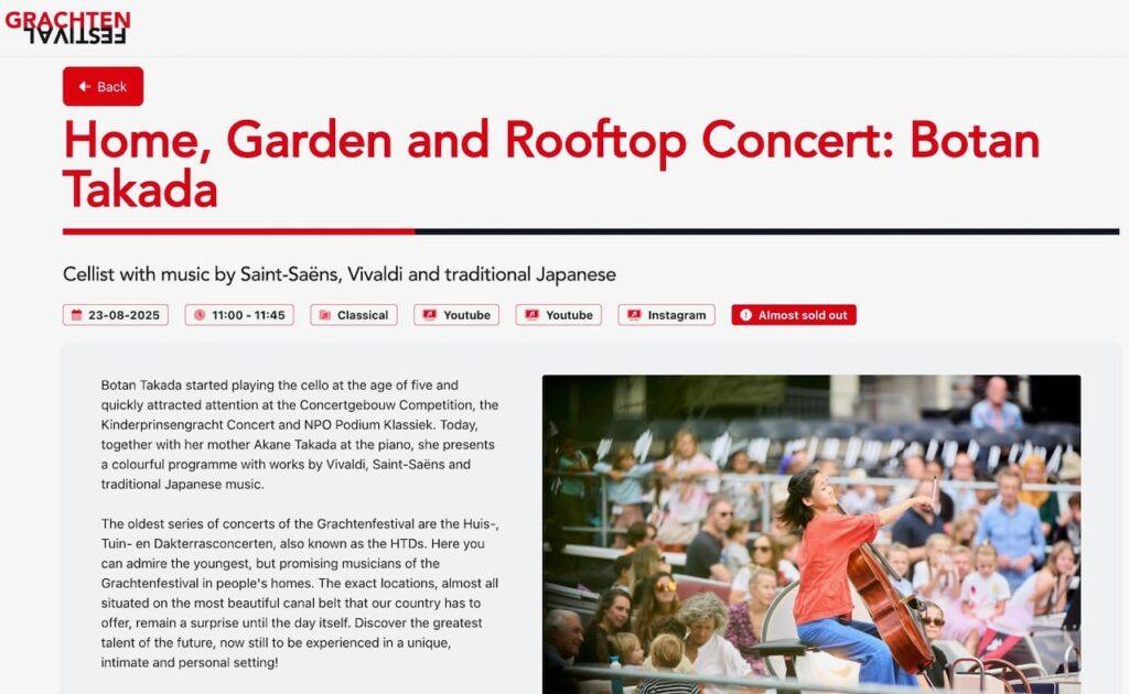 Botan in concert