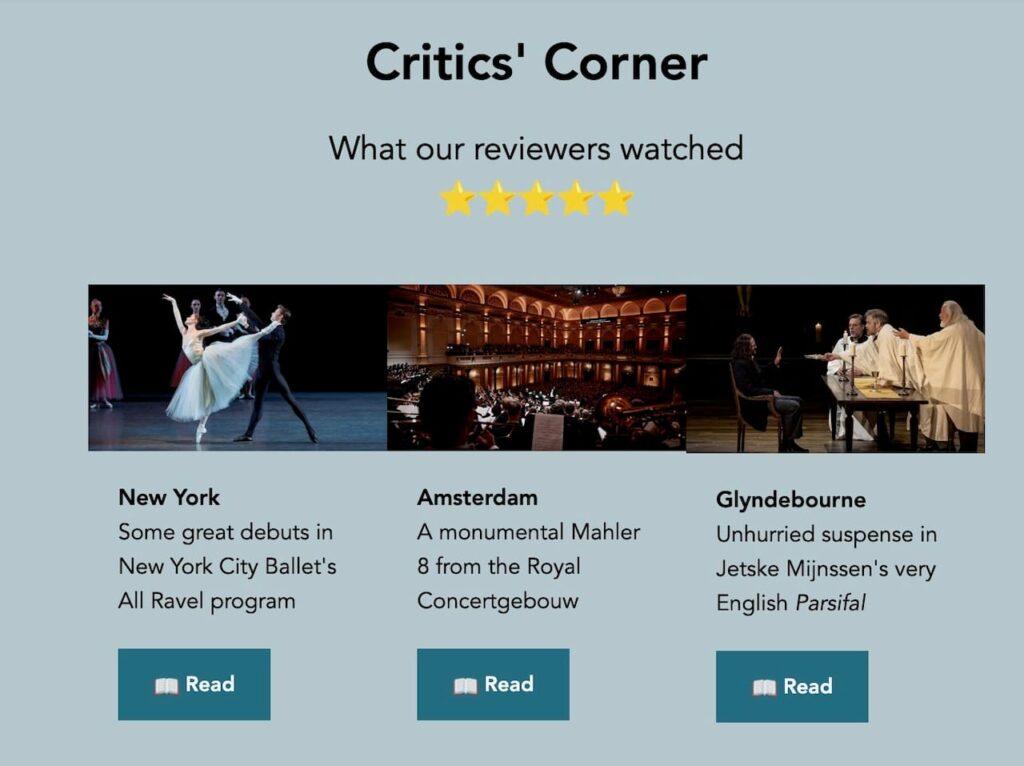 Clare Varney Bachtrack reviews