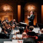Man conducting orchestra