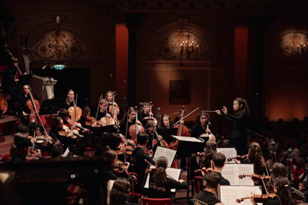 lady conducting