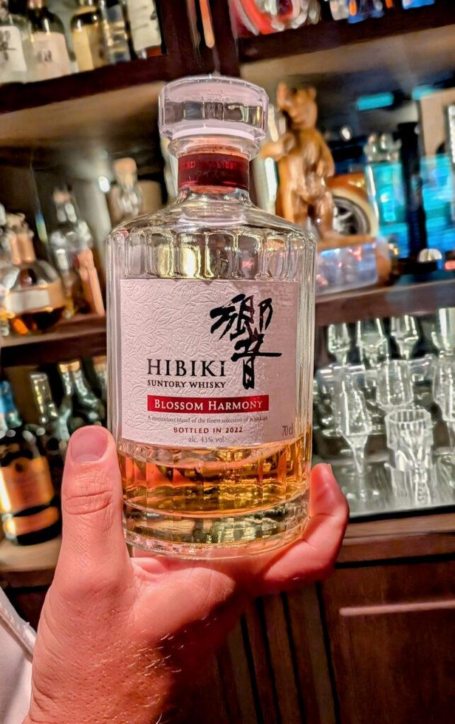 bottle of Japanese whisky