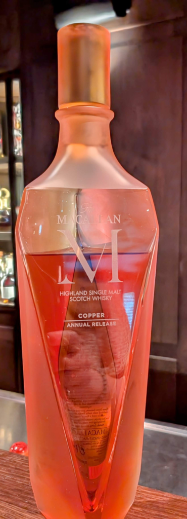 Macallan whisky copper 
