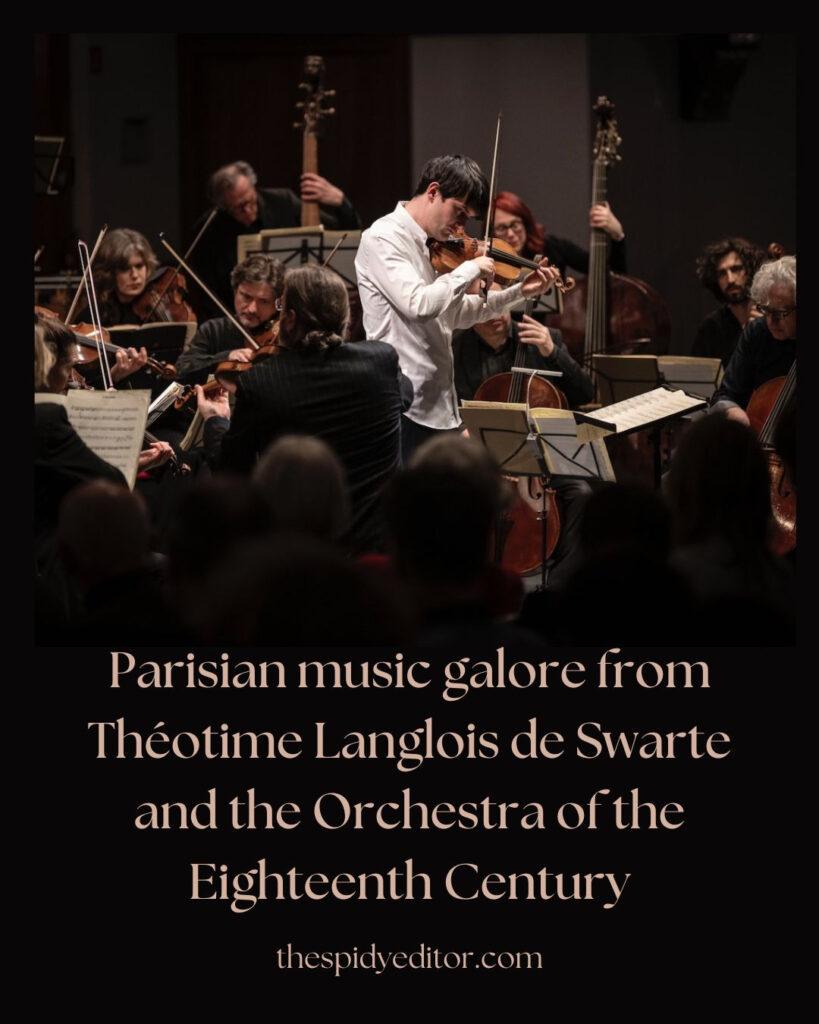 Theotime plays the violin