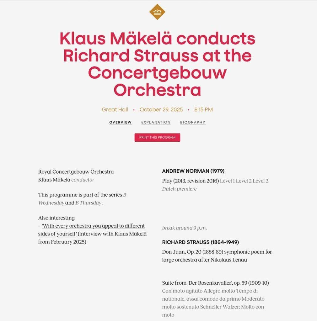 programme