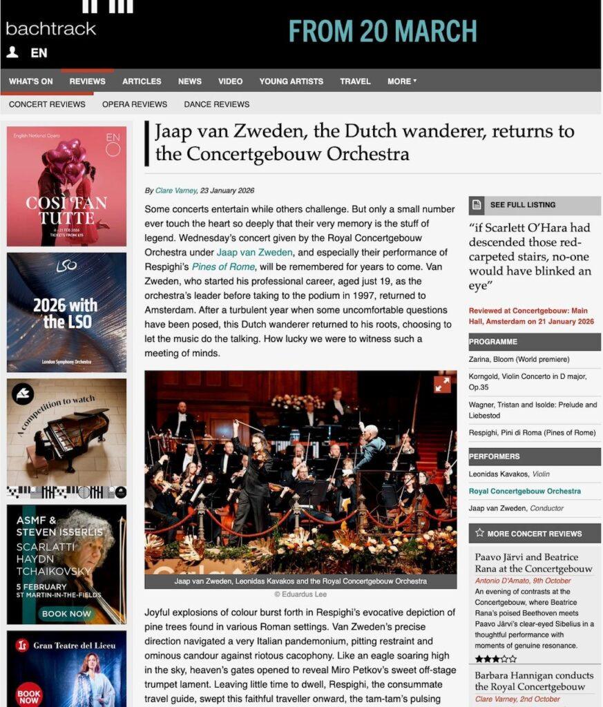 Jaap van Zweden | Bachtrack review