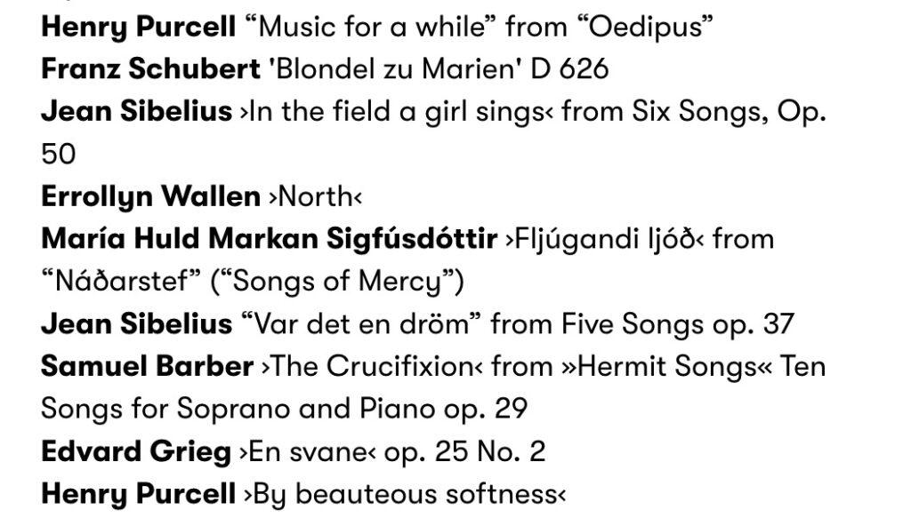 Guomundsdottir mezzo programme | ECHO Rising Stars
