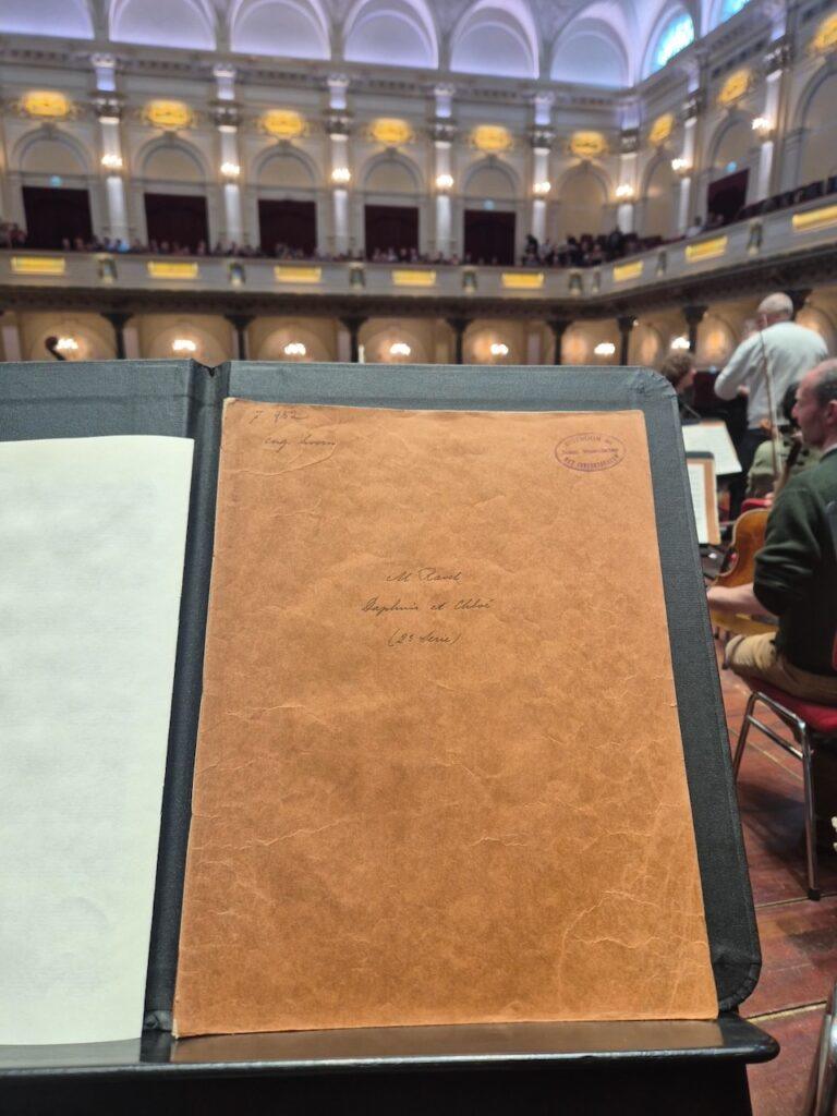 Original parts from 1917 as played by RCO principal cor anglais Miriam Pastor Burgos