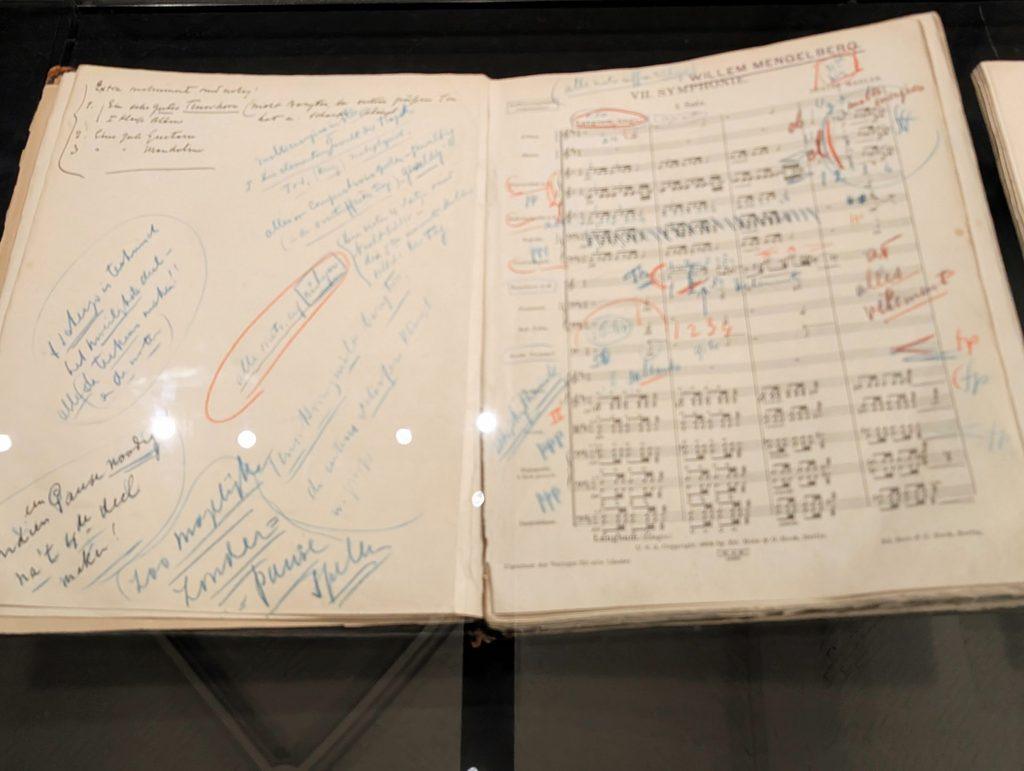 Mahler 7 manuscript